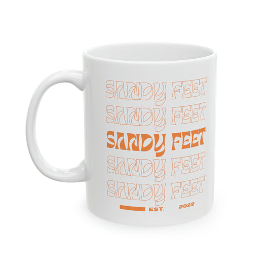 Sandy Feet - Ceramic Mug - 11oz