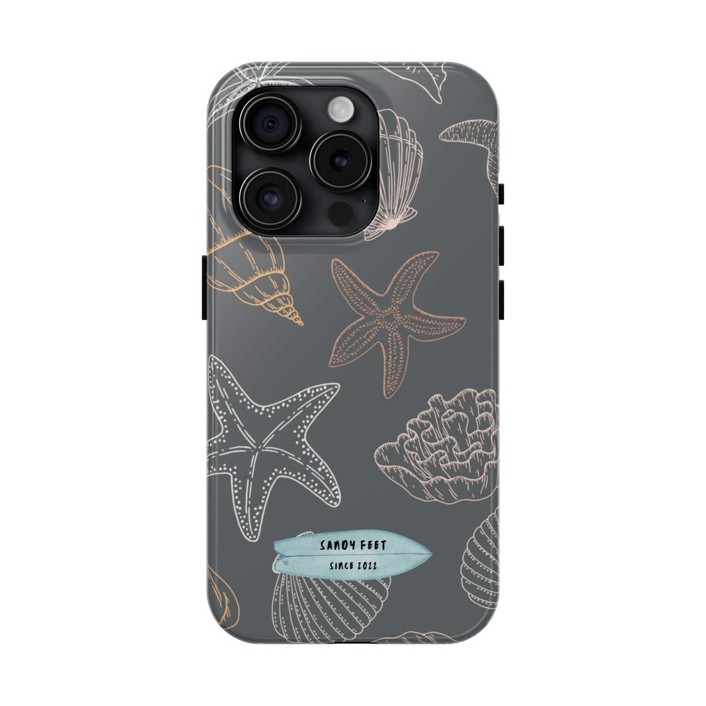 Sandy Feet Phone Case - Coral Design Case